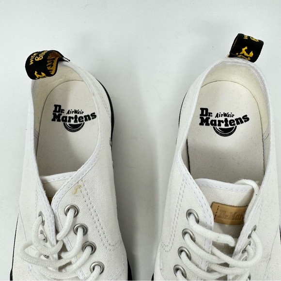 Dr Martens Pressler Canvas Sneaker, White Unisex, Mens 8, Womens 9, Like New. - Picture 9 of 9